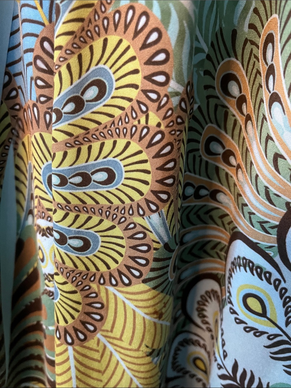 Unity World Wear Aqua Multi-Color Maxi Dress - Picture 4 of 4